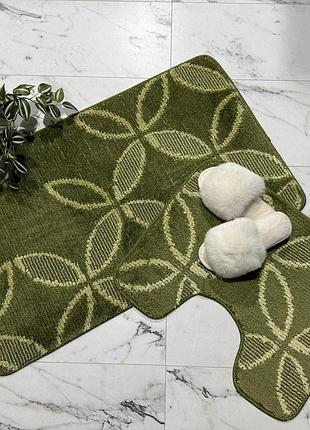 Комплект у ванну classik 60*100 та 60*50см 157-green 0717