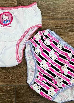 1, поштучно комплект хлопковых трусиков с hello kitty размер 6 лет 112-118 см