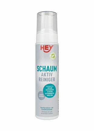 Засіб для очищення шкіри, пластику (сумки, шоломи) heysport schaum aktiv reiniger (20660000-200ml)