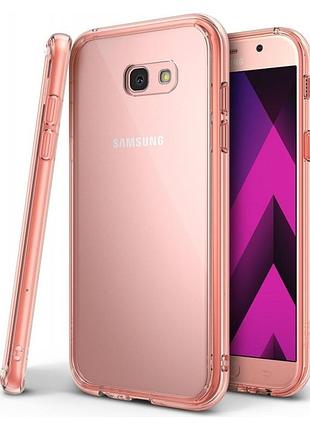 Чехол для samsung galaxy a3 2017 duos sm-a320 rose gold (rcs4331) – ringke fusion