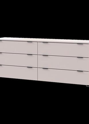 Комод doros рон 9 кашемир 6 ящичков 160х38х62 (41516174)