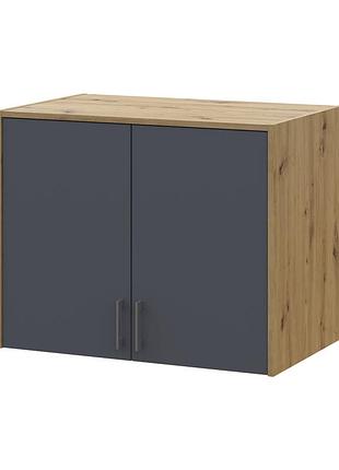 Антресоль висока doros ронді дуб артізан/графіт 2 дсп 82х52х65 (41516180)