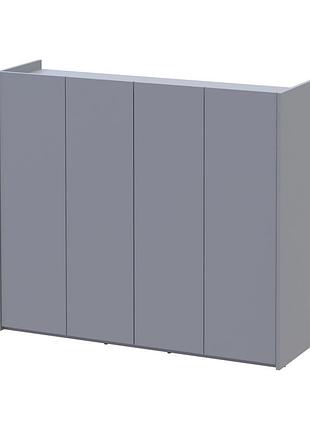 Тумба для обуви doros кассель серый 4 дсп 128х40х110 (41516226)