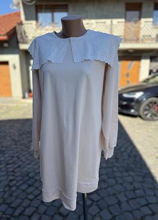 ✨ сукня lc waikiki modest з вишитим комірцем ✨