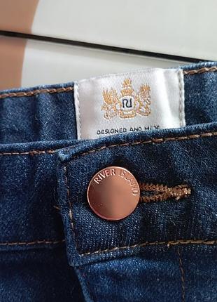 Юбка комбинированная джинсовая river island 8