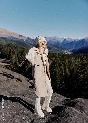 Подовжений жилет h&m