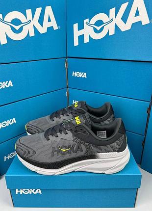 Мужские кроссовки hoka challenger art 7 grey black