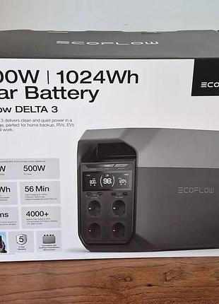 Зарядна станція ecoflow delta 3 (3600w/1800wh)