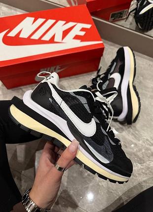 Чоловічі та жіночі кросівки nike x sacai vaporwaffle black