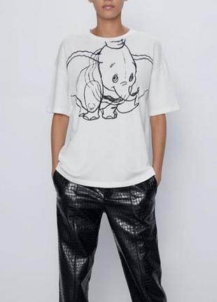 Футболка zara размер м оверсайз