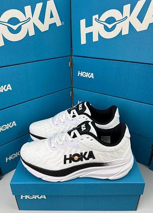 Мужские кроссовки hoka challenger art 7 white black