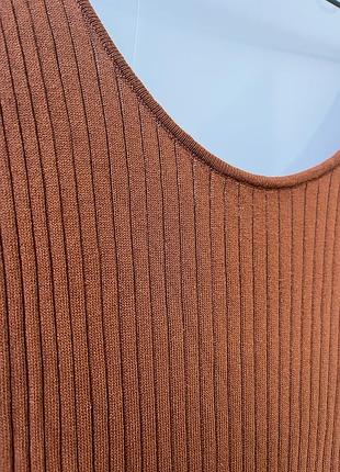 Міді сукня в рубчик zara 4