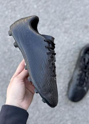 Бутсы adidas x чёрные оригинал 35 размер  копы футбольные