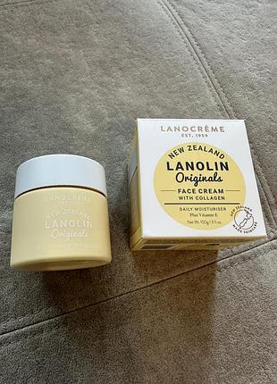 Омолоджуючий крем lanolin з колагеном , 100 г