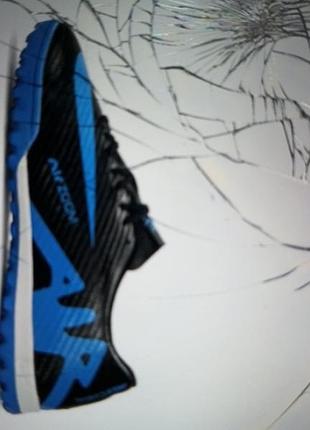 Подростковые сороконожки nike air zoom mercurial vapor 15 academy tf black blue 💙 
артикул в5523