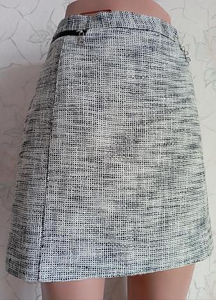 Юбка мини хлопковая h&amp;m 2