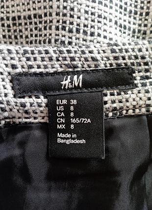 Юбка мини хлопковая h&amp;m 9