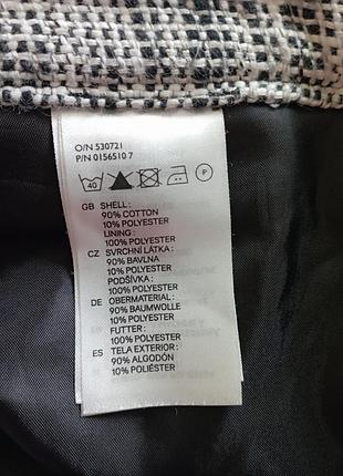 Юбка мини хлопковая h&amp;m 10