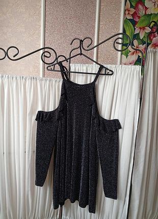 Красива блуза з блискучою сріблястою ниткою limited collection by yours.