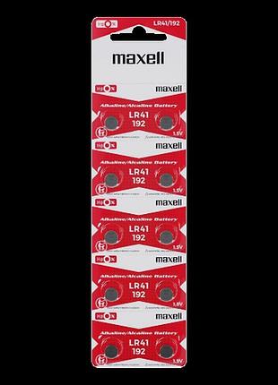 Батарейки-таблетки maxell ag3, lr41