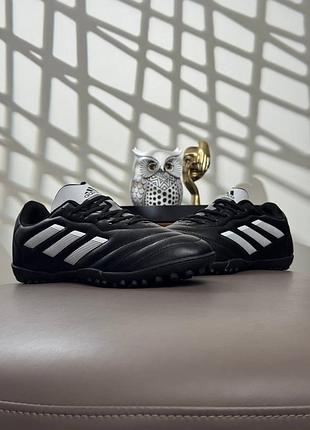 Подростковые сороконожки adidas goletto viii tf black white