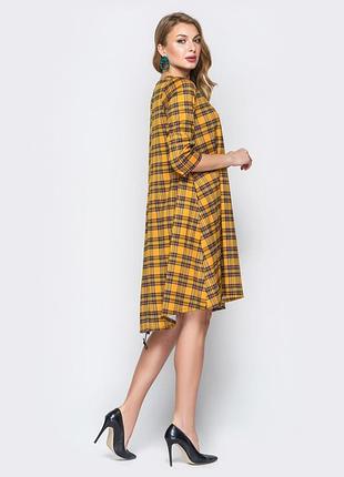 Женское платье в стиле oversize 52р
