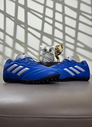 Мужские сороконожки adidas goletto viii tf royal blue
