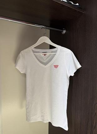 Оригінальна бавовняна футболка tommy jeans