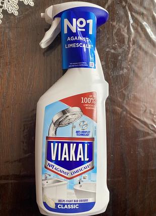 Оригінал! привезений з британії! спрей для видалення вапняного нальоту viakal