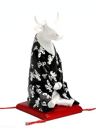 Статуетка корова meditating колекційна (size m) полістоун
