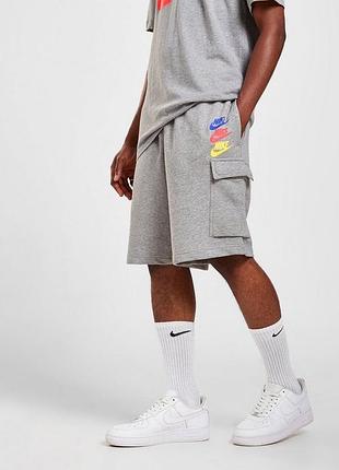 Nike nsw swoosh карго бавовняні шорти останні колекції