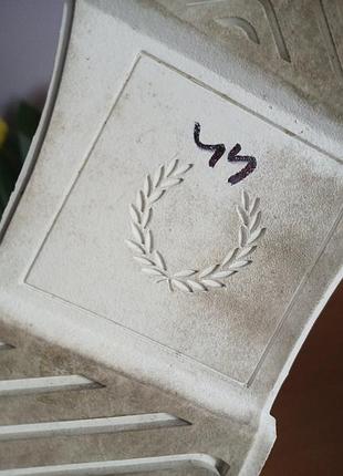 Кеды белые fred perry 6