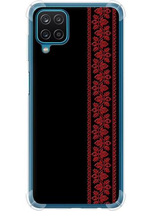 Чехол силикон с усиленными углами на телефон samsung galaxy a12 a125f вышиванка 53 "2041sp-2201-58250"