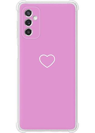 Чехол силикон с усиленными углами на телефон samsung galaxy m52 m526b сердце 2 "4863sp-2490-58250"