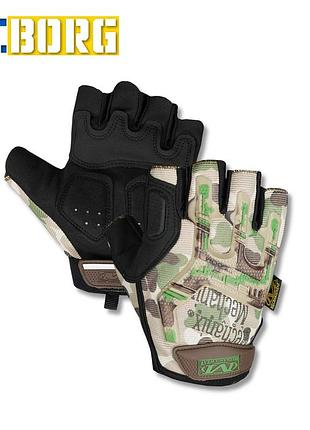Рукавиці тактичні безпалі mechanix mxk-2 мультикам