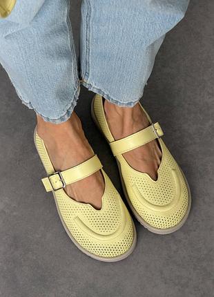 Кожаные анатомические балетки barefoot