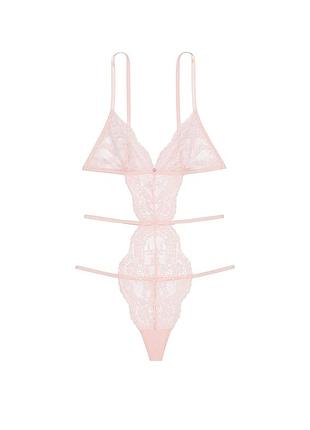 Victoria's secret purest pink lace bodysuit