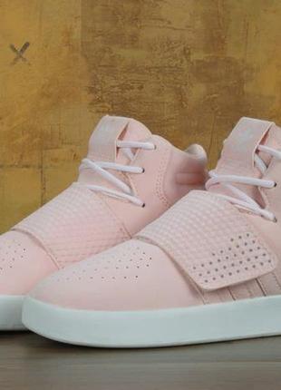 Женские кроссовки adidas tubular pink4 фото