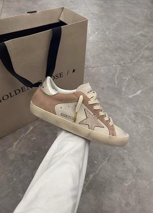 Жіночі кеди натуральна шкіра golden goose ggdb ballstar