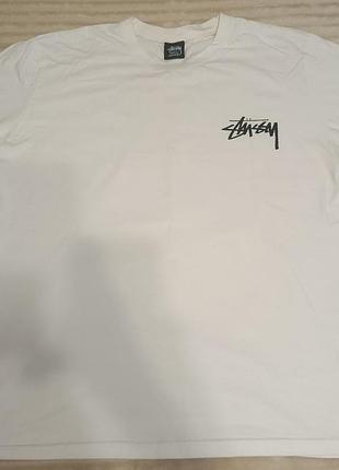 Футболка stussy | футболка стси | мужская футболка стси белая | стусы
