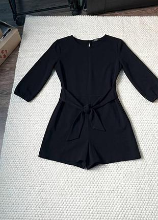 Новый трикотажный женский комбинезон -ромпер размер м от bershka