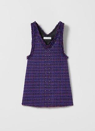 Твідова сукня zara