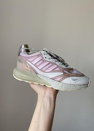 Рожеві кросівки adidas zx 2k boost 2.0 оригінальні жіночі кеди адідас зручні