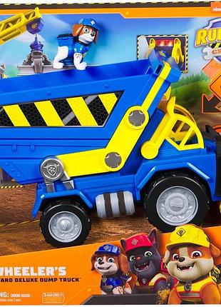 Игровой набор spin master rubble&crew крепыш и команда строительный автомобиль-трансформер делюкс самосвал уилера