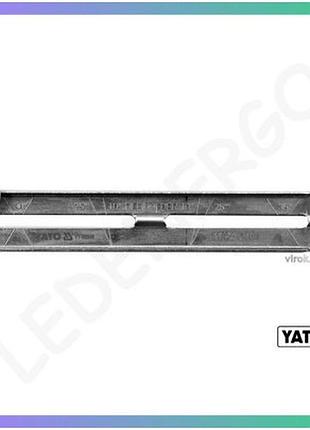 Направляюча до напильника yato ø4,5 мм 190х30 мм кути 25° 30° 35° для обробки матеріалів