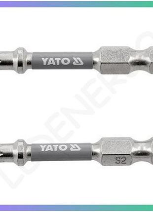 Викруткова насадка yato torx t25 х 50 мм нікельована 2 шт для ремонту та монтажу