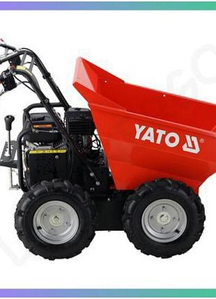 Бензиновый самосвал yato yt-86115 4,1 квт грузоподъемность 300 кг для строительства сельского хозяйства