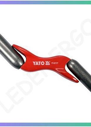 Разглажитель фуг ручной yato с 4 насадками для обработки древесины фугователь