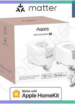 Електропривід aqara valve controller t1 для керування водяним або газовим краном zigbee автоматичний клапан