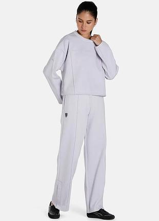 Жіночі бузкові спортивні штани scuderia ferrari style pants women